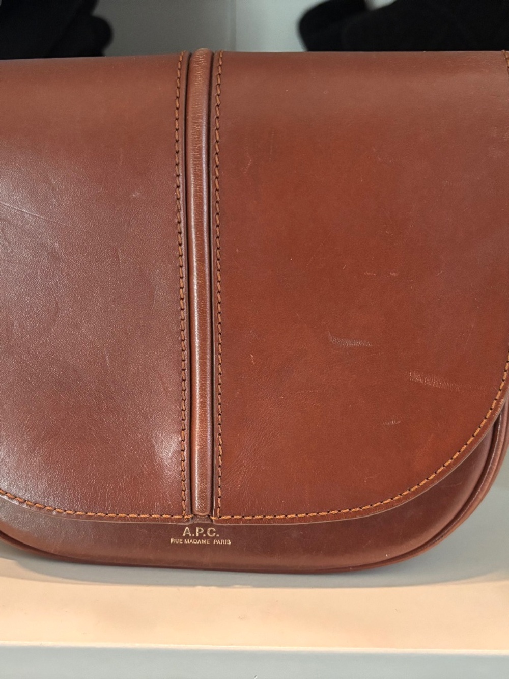 APC leather bag